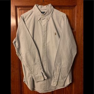 Ralph Lauren stripe seersucker shirt 15 1/2